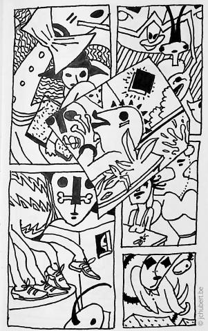 C-007-007--carnet--107--175--nb--figuratif--feutre--croquis-cases-monstre.jpg